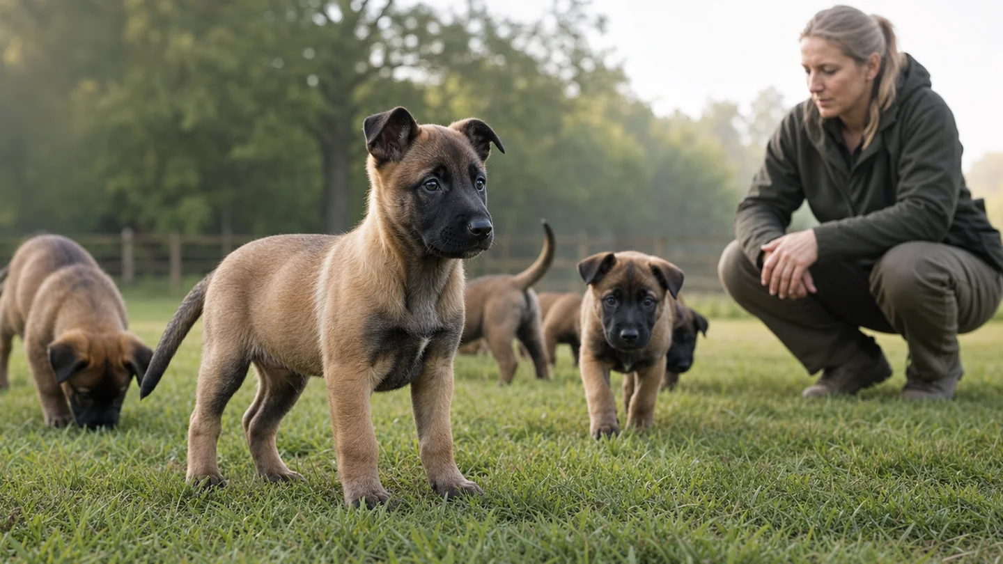 Cómo elegir un cachorro de pastor belga malinois para adiestramiento de protección